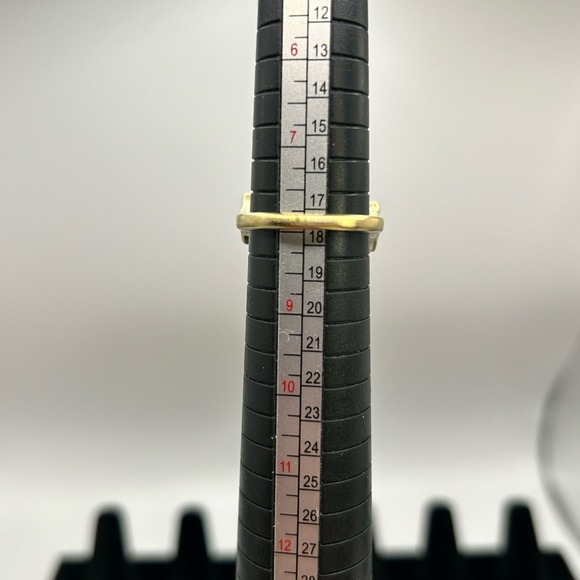 NWT Karen Kane Lapis & Gold Ring - Picture 6 of 14